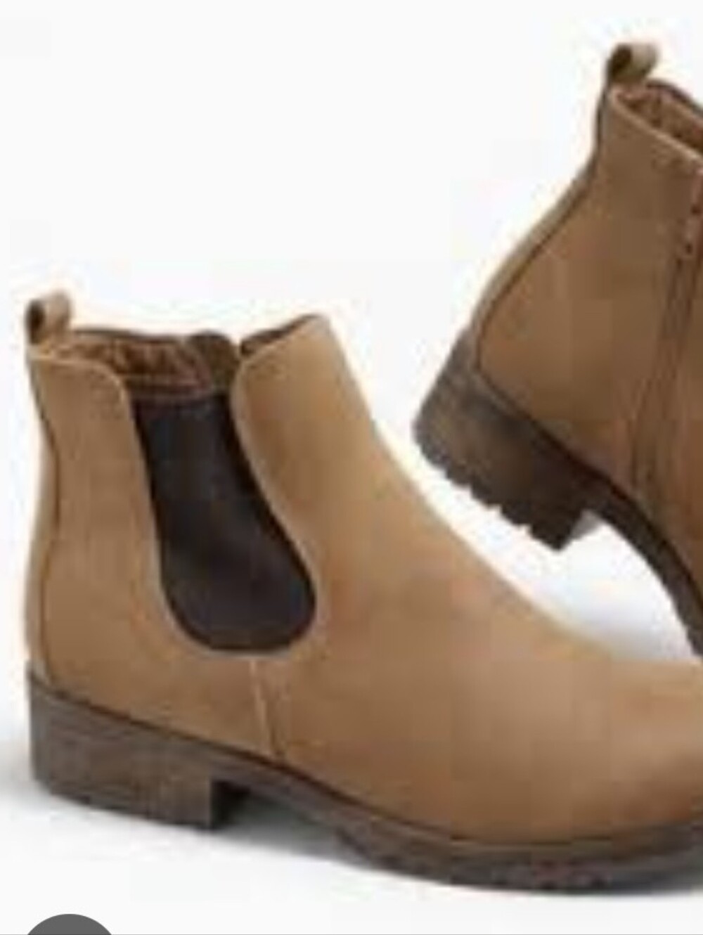 Vintage 7 Eight Shayden Side Zip Chunky Heel Ankle Booties Size 8